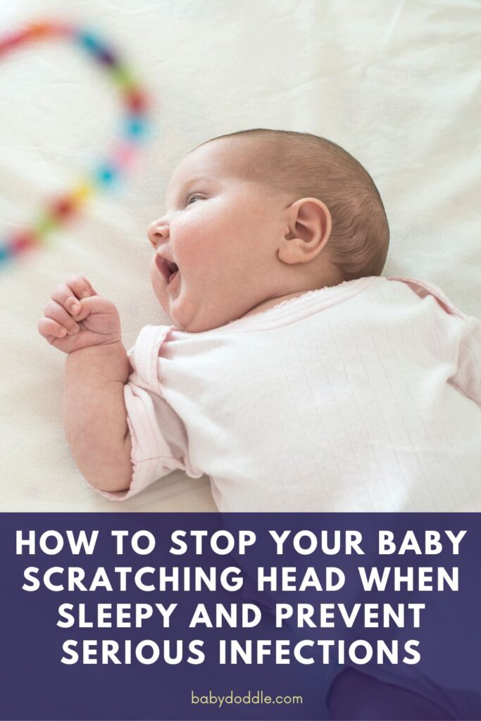 Baby Scratching Head When Sleepy 4