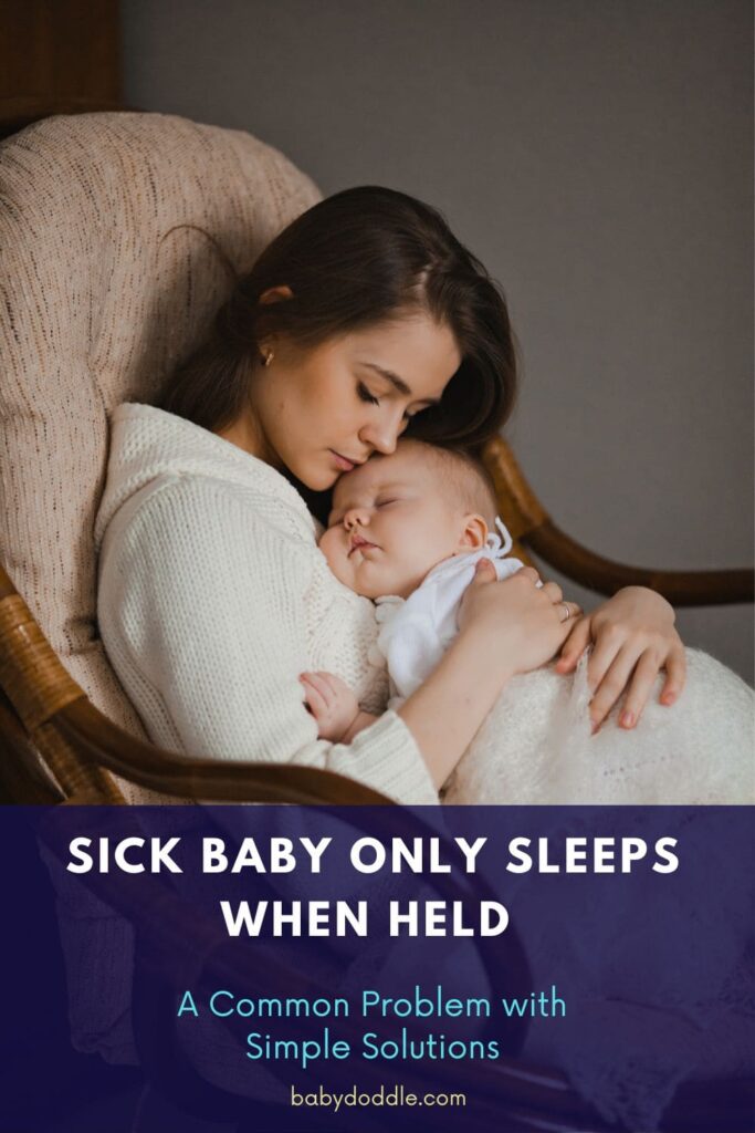 Sick Baby Only Sleeps When Held 2