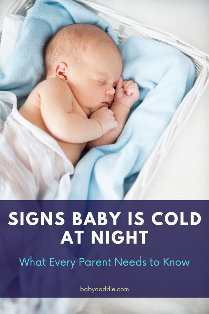 signs baby is cold at night