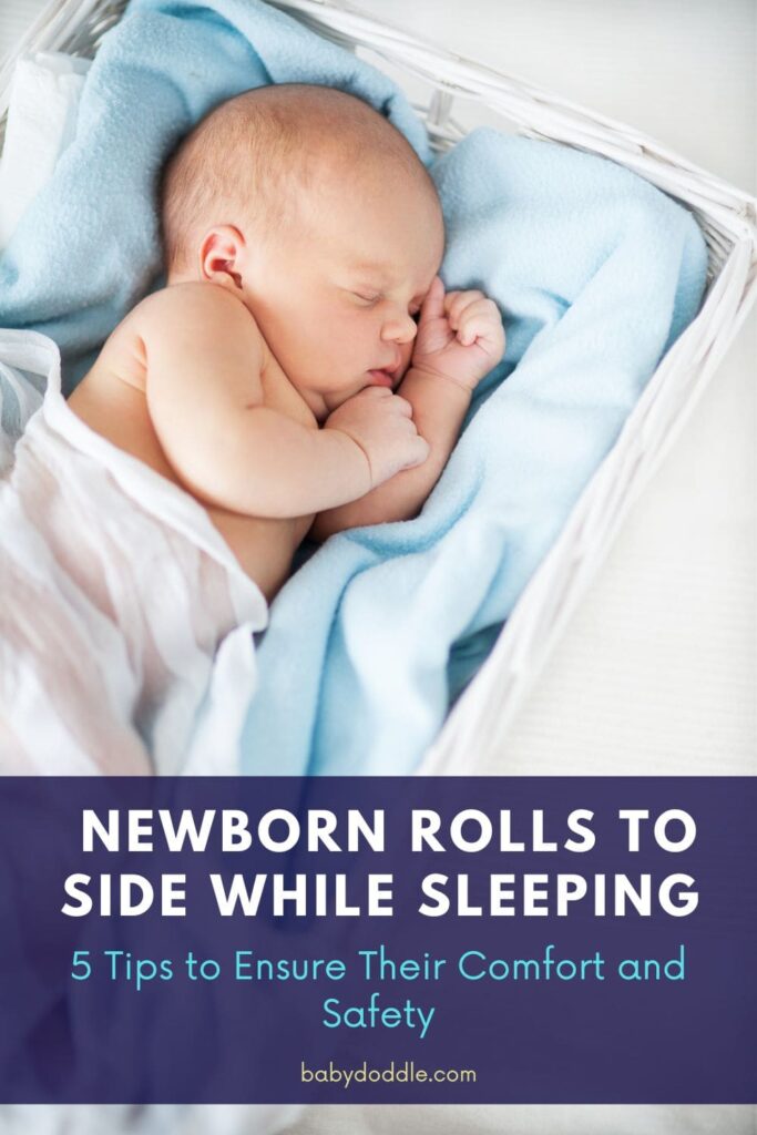 Newborn Rolls to Side While Sleeping 2