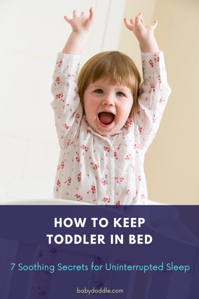 How to Keep Toddler in Bed 2