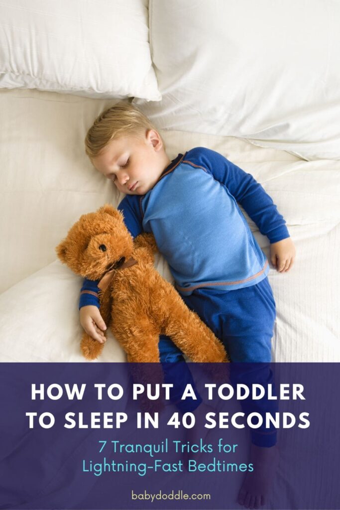 How to Put a Toddler to Sleep in 40 Seconds 2