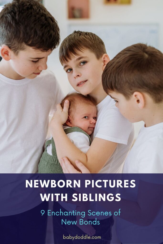 Newborn Pictures with Siblings 2