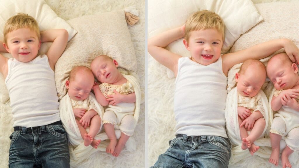 Newborn Pictures with Siblings 4