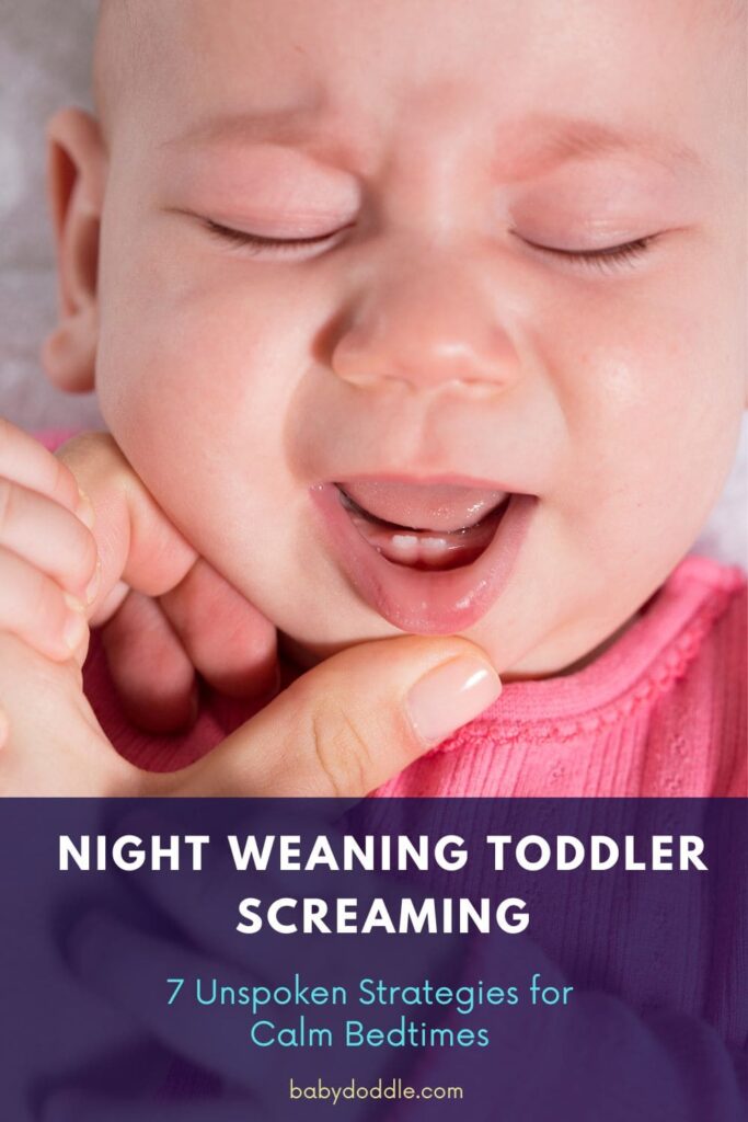 Night Weaning Toddler Screaming