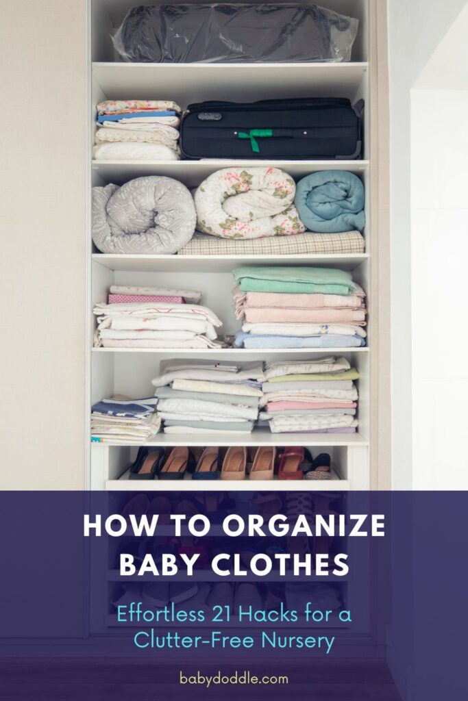 How to Organize Baby Clothes 5