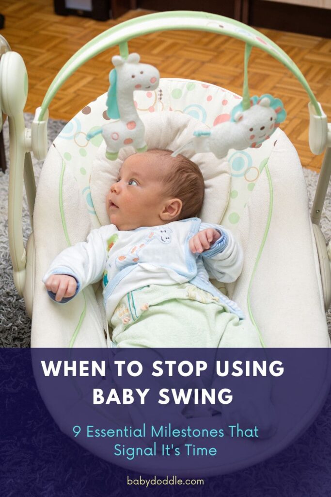 When to Stop Using Baby Swing
